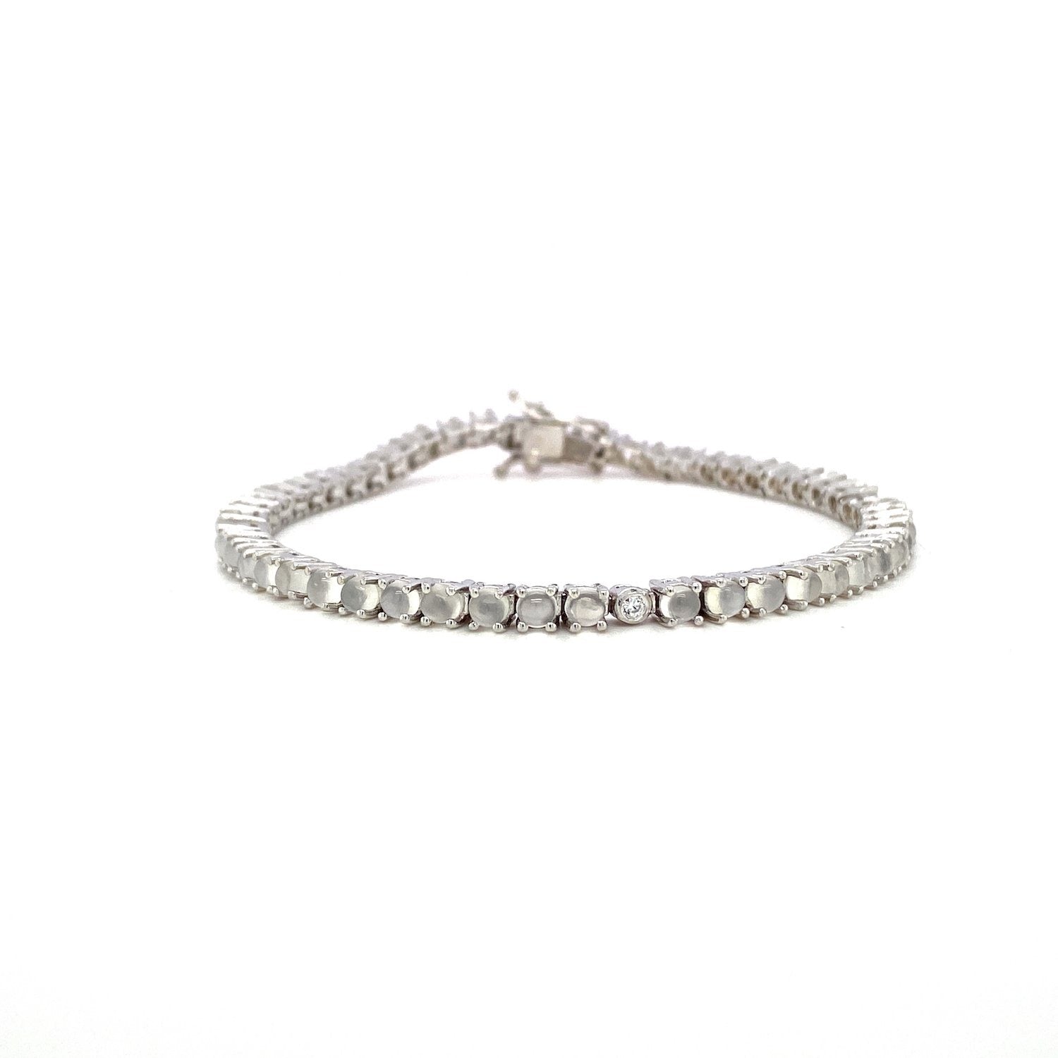Moonstone Bracelet in .925 Sterling Silver - KSD 44531-0