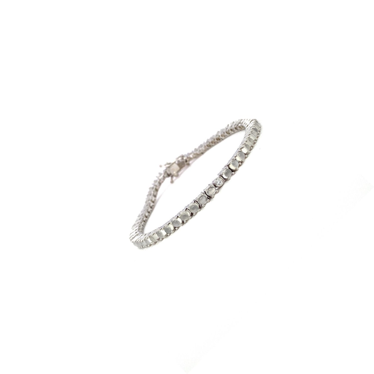 Moonstone Bracelet in .925 Sterling Silver - KSD 44531-1