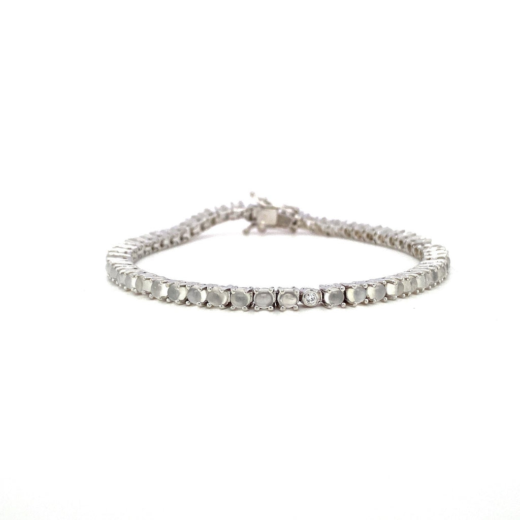Moonstone Bracelet in .925 Sterling Silver - KSD 44531-0
