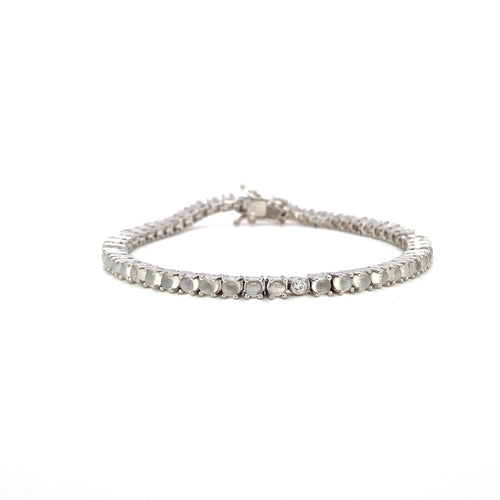 Moonstone Bracelet in .925 Sterling Silver - KSD 44531-0