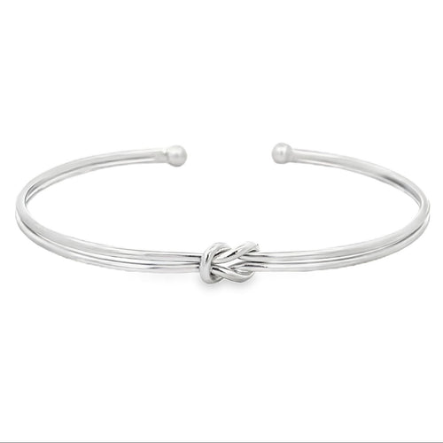 Thin Knot Bangle (B77)-3